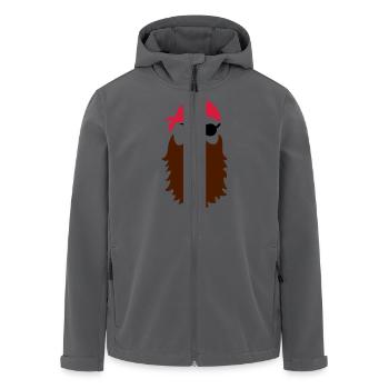 Pirat - Recycelte Männer Softshell-Jacke von Stanley/Stella - Anthrazit - Vorne - AI Model Male 185 light (185cm)