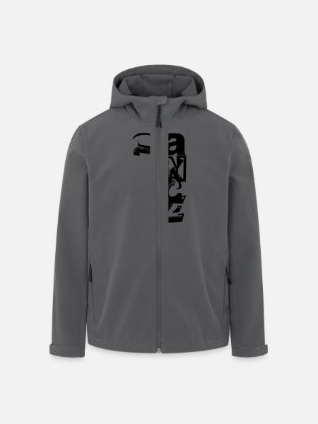 Dance (gross) - Recycelte Männer Softshell-Jacke von Stanley/Stella - Anthrazit