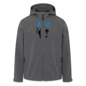 Sublima - Tänzerin - Recycelte Männer Softshell-Jacke von Stanley/Stella - Anthrazit - Vorne - AI Model Male 185 light (185cm)