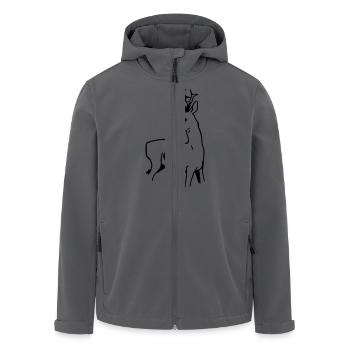 Rehbock - Recycelte Männer Softshell-Jacke von Stanley/Stella - Anthrazit - Vorne - AI Model Male 185 light (185cm)