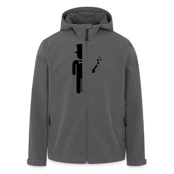 Zauberer - Recycelte Männer Softshell-Jacke von Stanley/Stella - Anthrazit - Vorne - AI Model Male 185 light (185cm)