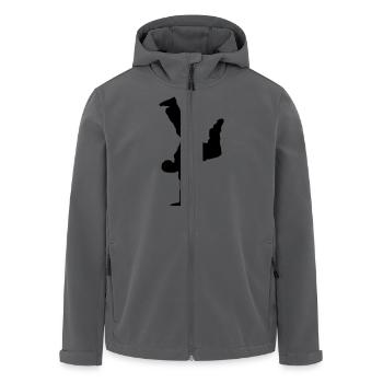 Dancer - Recycelte Männer Softshell-Jacke von Stanley/Stella - Anthrazit - Vorne - AI Model Male 185 light (185cm)