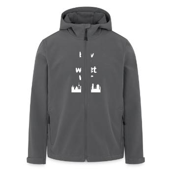 Karneval Köln Kölle Alaaf Kölsches Grundgesetz Fun - Recycelte Männer Softshell-Jacke von Stanley/Stella - Anthrazit - Vorne - AI Model Male 185 light (185cm)
