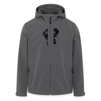 Dragon - Recycelte Männer Softshell-Jacke von Stanley/Stella - Anthrazit - Vorne - AI Model Male 185 light (185cm)