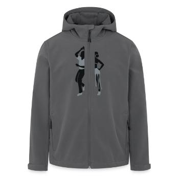 Tanzpaar - Recycelte Männer Softshell-Jacke von Stanley/Stella - Anthrazit - Vorne - AI Model Male 185 light (185cm)