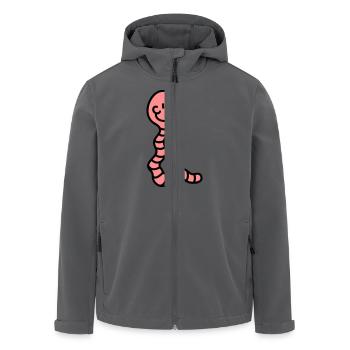 Wurm - Recycelte Männer Softshell-Jacke von Stanley/Stella - Anthrazit - Vorne - AI Model Male 185 light (185cm)