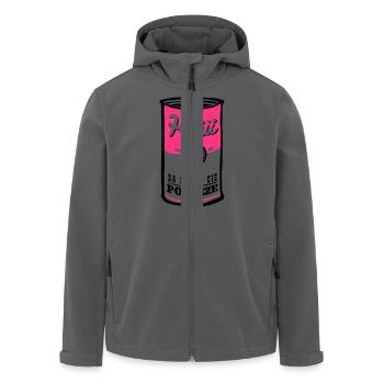 Poperze - Recycelte Männer Softshell-Jacke von Stanley/Stella - Anthrazit - Vorne - AI Model Male 185 light (185cm)
