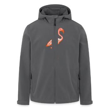 flamingo - Recycelte Männer Softshell-Jacke von Stanley/Stella - Anthrazit - Vorne - AI Model Male 185 light (185cm)