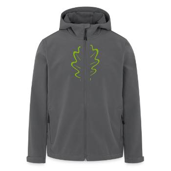 Eiche 2 - Recycelte Männer Softshell-Jacke von Stanley/Stella - Anthrazit - Vorne - AI Model Male 185 light (185cm)
