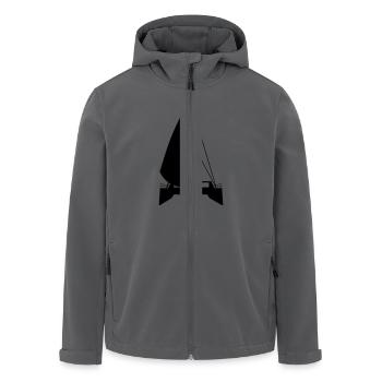 Katamaran_Lagoon_Style - Recycelte Männer Softshell-Jacke von Stanley/Stella - Anthrazit - Vorne - AI Model Male 185 light (185cm)