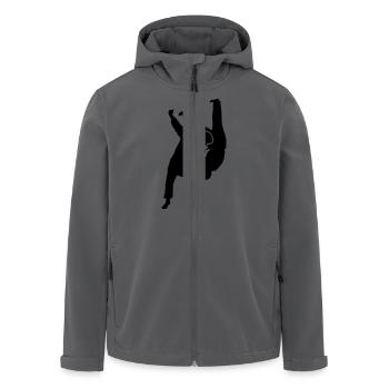 Judo - Recycelte Männer Softshell-Jacke von Stanley/Stella - Anthrazit - Vorne - AI Model Male 185 light (185cm)