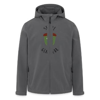 Eichel Faulheit Bauer Landwirt tier Kind Baby - Recycelte Männer Softshell-Jacke von Stanley/Stella - Anthrazit - Vorne - AI Model Male 185 light (185cm)