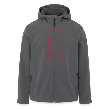 Arzt / Medizin / Chirurg / Chirurgie - Recycelte Männer Softshell-Jacke von Stanley/Stella - Anthrazit - Vorne - AI Model Male 185 light (185cm)