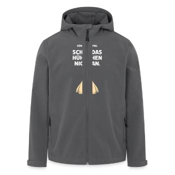 Hühnchenspiel Schau Das Huhnchen Nicht An - Recycelte Männer Softshell-Jacke von Stanley/Stella - Anthrazit - Vorne - AI Model Male 185 light (185cm)