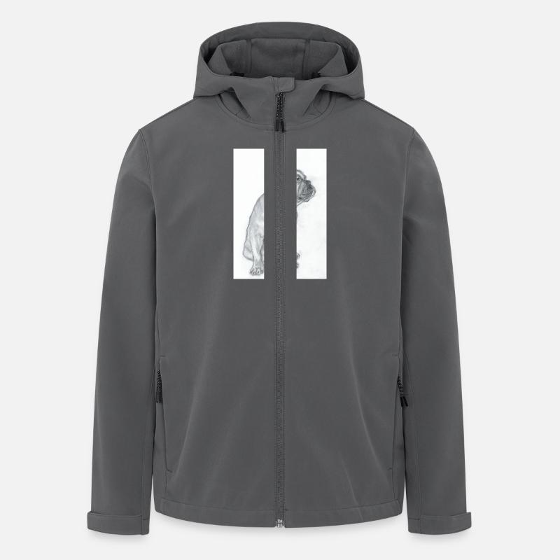 1T - Men’s Recycled Softshell Jacket by Stanley/Stella - anthracite