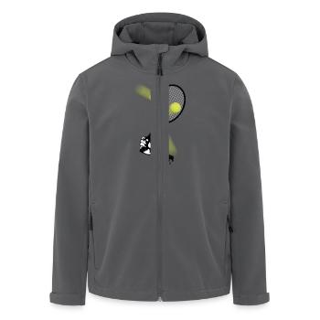 tennis_3 - Recycelte Männer Softshell-Jacke von Stanley/Stella - Anthrazit - Vorne - AI Model Male 185 light (185cm)