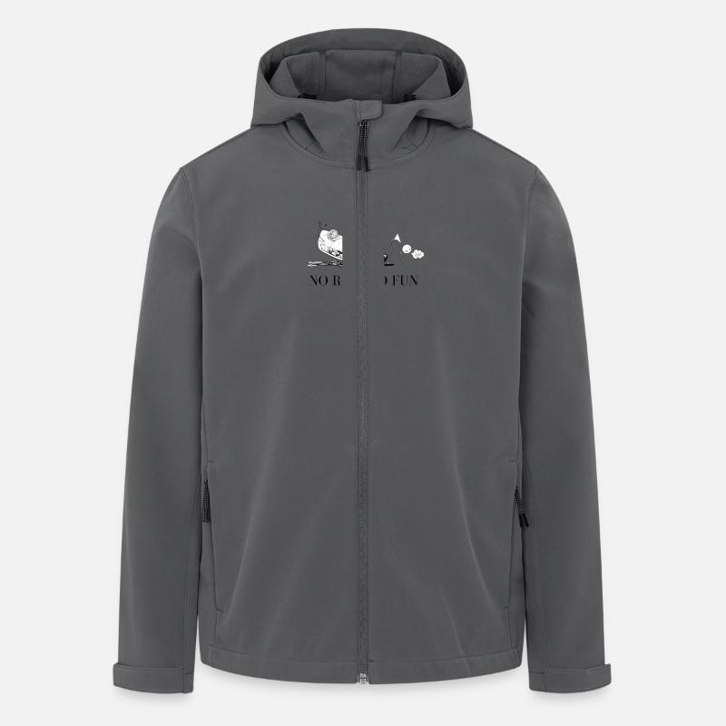 No Risk - No Fun - Men’s Recycled Softshell Jacket by Stanley/Stella - anthracite