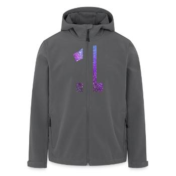 Galaxie Nummer 1 - Recycelte Männer Softshell-Jacke von Stanley/Stella - Anthrazit - Vorne - AI Model Male 185 light (185cm)
