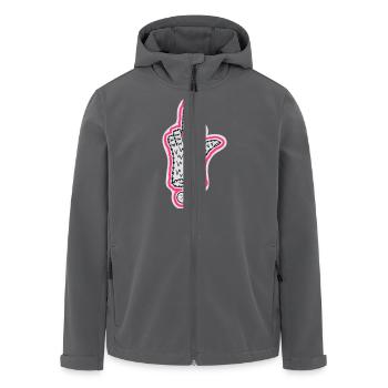Ring - Recycelte Männer Softshell-Jacke von Stanley/Stella - Anthrazit - Vorne - AI Model Male 185 light (185cm)