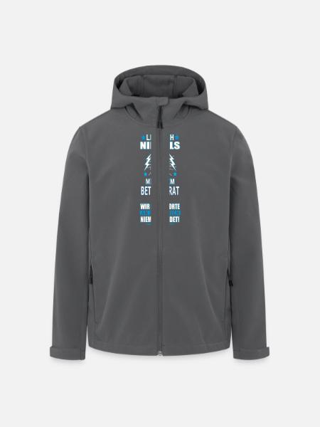BETRIEBSRAT - Recycelte Männer Softshell-Jacke von Stanley/Stella - Anthrazit