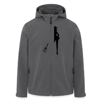 Teufelin - Recycelte Männer Softshell-Jacke von Stanley/Stella - Anthrazit - Vorne - AI Model Male 185 light (185cm)