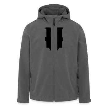 Blitzer - Recycelte Männer Softshell-Jacke von Stanley/Stella - Anthrazit - Vorne - AI Model Male 185 light (185cm)