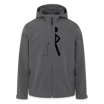 Domina - Recycelte Männer Softshell-Jacke von Stanley/Stella - Anthrazit - Vorne - AI Model Male 185 light (185cm)