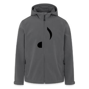 Note - Recycelte Männer Softshell-Jacke von Stanley/Stella - Anthrazit - Vorne - AI Model Male 185 light (185cm)