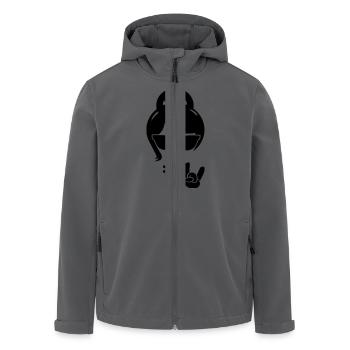swag coole frau mutter swag hipster madchen boss - Recycelte Männer Softshell-Jacke von Stanley/Stella - Anthrazit - Vorne - AI Model Male 185 light (185cm)
