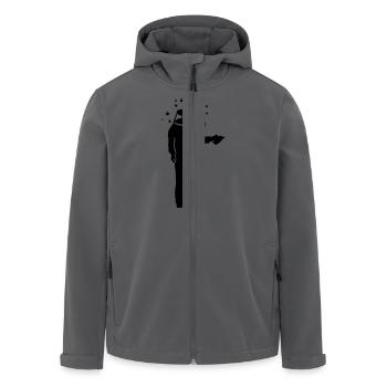 Imker - Recycelte Männer Softshell-Jacke von Stanley/Stella - Anthrazit - Vorne - AI Model Male 185 light (185cm)