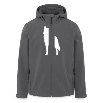 wolf 1 - Recycelte Männer Softshell-Jacke von Stanley/Stella - Anthrazit - Vorne - AI Model Male 185 light (185cm)