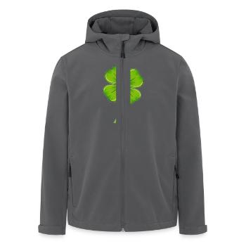 Glück - Recycelte Männer Softshell-Jacke von Stanley/Stella - Anthrazit - Vorne - AI Model Male 185 light (185cm)