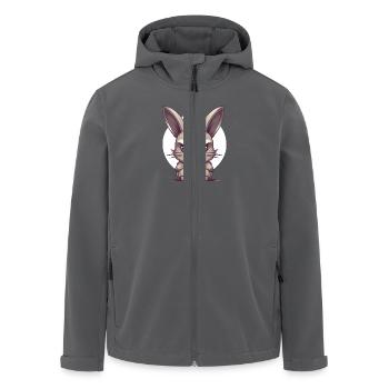 Grumpy Osterhase - Recycelte Männer Softshell-Jacke von Stanley/Stella - Anthrazit - Vorne - AI Model Male 185 light (185cm)