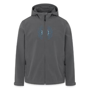 Ornament - Recycelte Männer Softshell-Jacke von Stanley/Stella - Anthrazit - Vorne - AI Model Male 185 light (185cm)