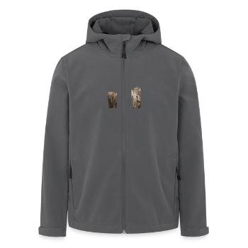 Wien Untergrund - Recycelte Männer Softshell-Jacke von Stanley/Stella - Anthrazit - Vorne - AI Model Male 185 light (185cm)