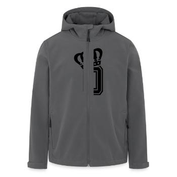 Buchstabe O - Recycelte Männer Softshell-Jacke von Stanley/Stella - Anthrazit - Vorne - AI Model Male 185 light (185cm)