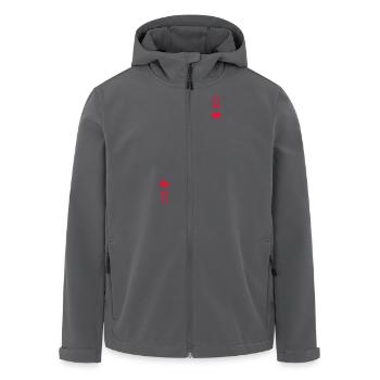 QUEEN OF HEARTS HERZKÖNIGIN - Recycelte Männer Softshell-Jacke von Stanley/Stella - Anthrazit - Vorne - AI Model Male 185 light (185cm)
