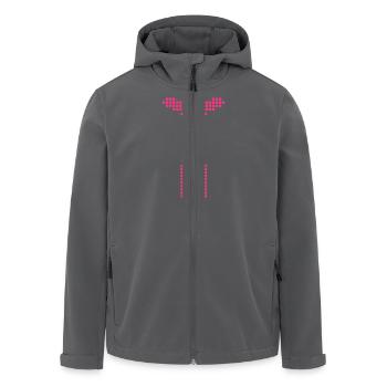 Krawatte DJ Club - Recycelte Männer Softshell-Jacke von Stanley/Stella - Anthrazit - Vorne - AI Model Male 185 light (185cm)