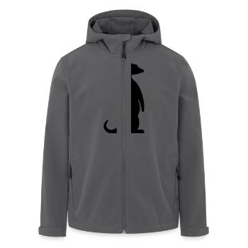 Erdmännchen - Recycelte Männer Softshell-Jacke von Stanley/Stella - Anthrazit - Vorne - AI Model Male 185 light (185cm)