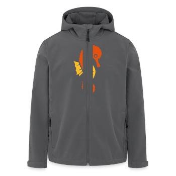 Seepferdchen - Recycelte Männer Softshell-Jacke von Stanley/Stella - Anthrazit - Vorne - AI Model Male 185 light (185cm)