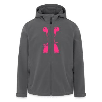 Kleine Prinzessin - Little Prinzess - Recycelte Männer Softshell-Jacke von Stanley/Stella - Anthrazit - Vorne - AI Model Male 185 light (185cm)