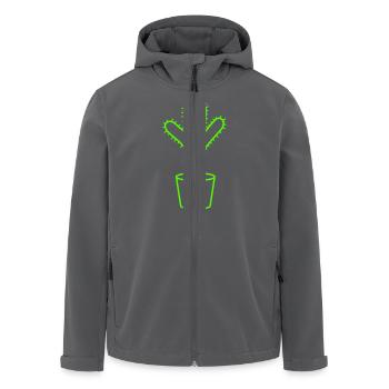 Kaktus Pflanze Stachelig Stacheln Wüsten Kakteen - Recycelte Männer Softshell-Jacke von Stanley/Stella - Anthrazit - Vorne - AI Model Male 185 light (185cm)
