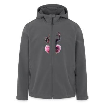 Zombie Affe im Tutu - Recycelte Männer Softshell-Jacke von Stanley/Stella - Anthrazit - Vorne - AI Model Male 185 light (185cm)