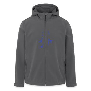 Blitz - Recycelte Männer Softshell-Jacke von Stanley/Stella - Anthrazit - Vorne - AI Model Male 185 light (185cm)