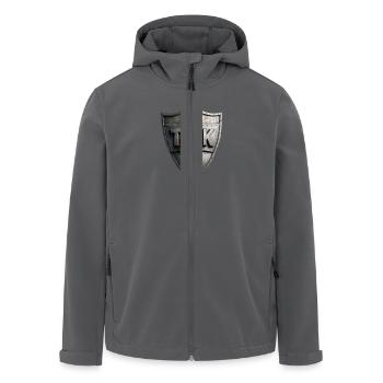 Tank - Recycelte Männer Softshell-Jacke von Stanley/Stella - Anthrazit - Vorne - AI Model Male 185 light (185cm)