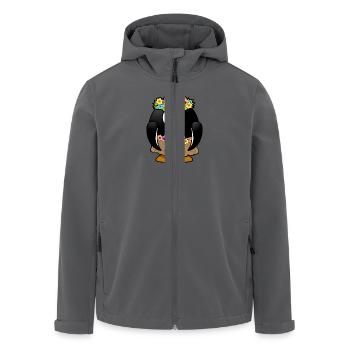 Hawaii Pinguin - Recycelte Männer Softshell-Jacke von Stanley/Stella - Anthrazit - Vorne - AI Model Male 185 light (185cm)