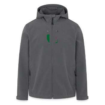 Unstoppable T-Rex - Recycelte Männer Softshell-Jacke von Stanley/Stella - Anthrazit - Vorne - AI Model Male 185 light (185cm)