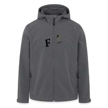 Freiheit - Recycelte Männer Softshell-Jacke von Stanley/Stella - Anthrazit - Vorne - AI Model Male 185 light (185cm)