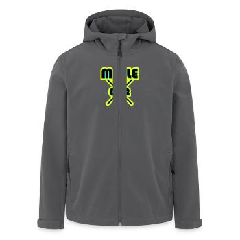 Malle 2025 - Recycelte Männer Softshell-Jacke von Stanley/Stella - Anthrazit - Vorne - AI Model Male 185 light (185cm)