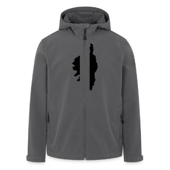korsika - Recycelte Männer Softshell-Jacke von Stanley/Stella - Anthrazit - Vorne - AI Model Male 185 light (185cm)